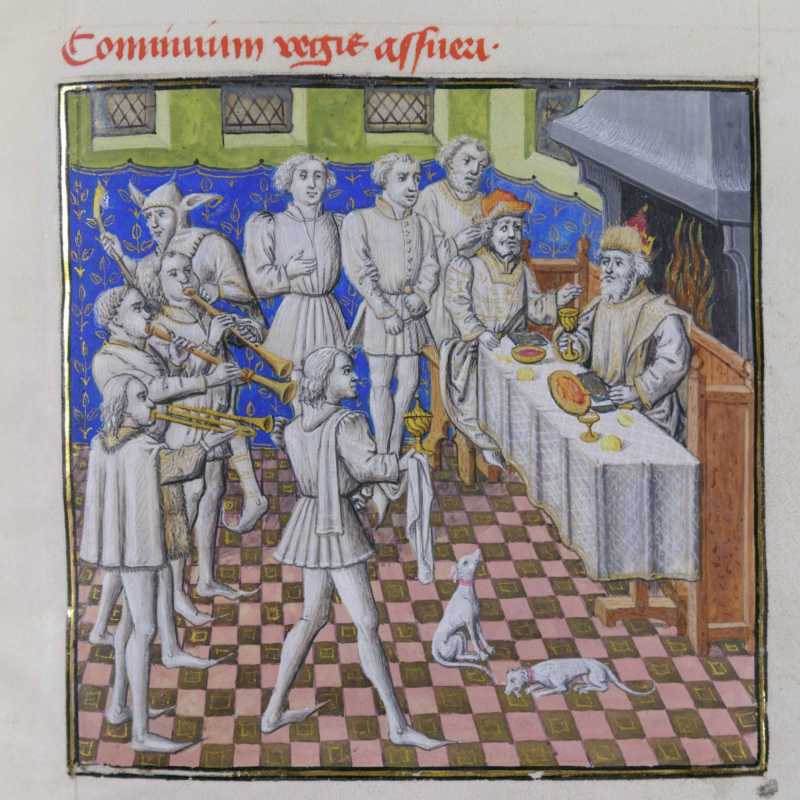Le miroir de humaine saluation, folio 43, detail 1