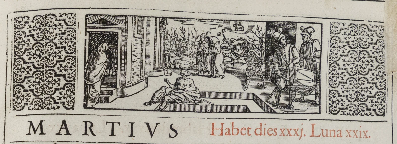 March woodcut