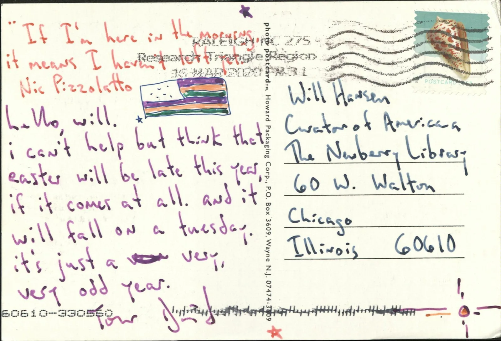Thompson Postcard 1 Back