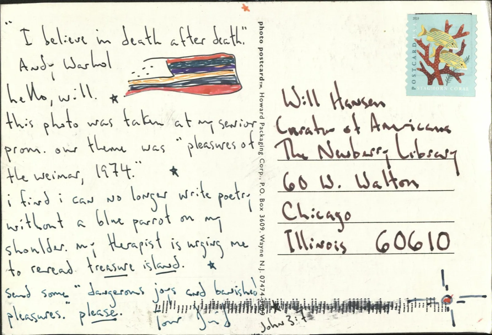 Thompson Postcard 4 Back